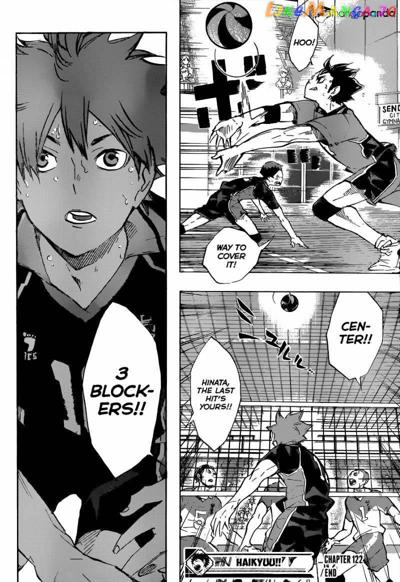 Haikyuu!!, Chapter 122 image 18